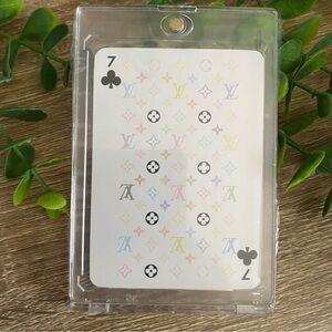 Louis Vuitton - Murakami Takashi Card 7♣️ Black